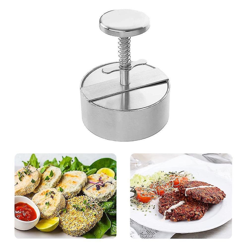 Presse à Burger Smash Acier Inoxydable 5,5 Pouces - Presse Steak Haché Antiadhésif