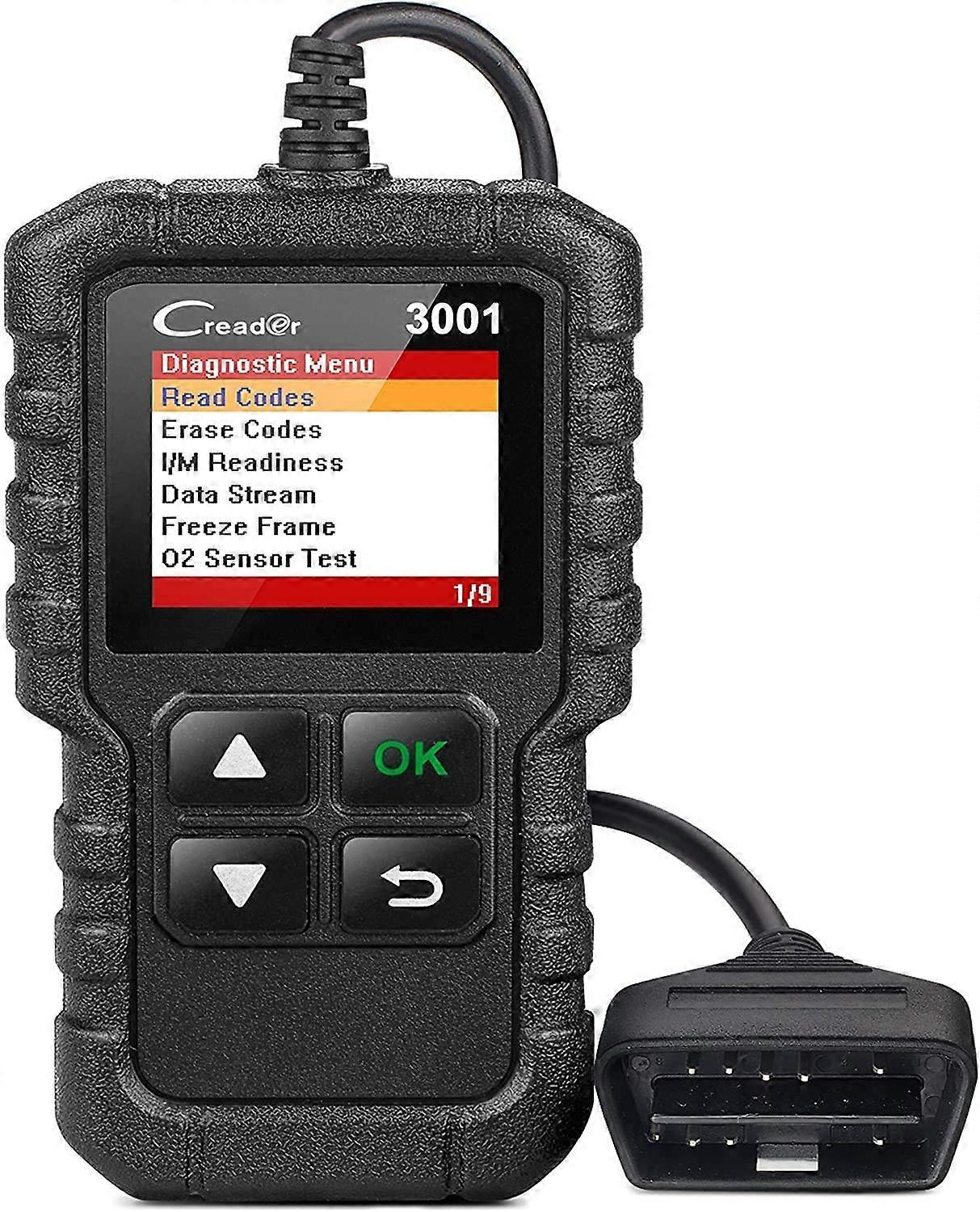 OBD2 Scanner Engine Fault Code Reader Support O2 Sensor