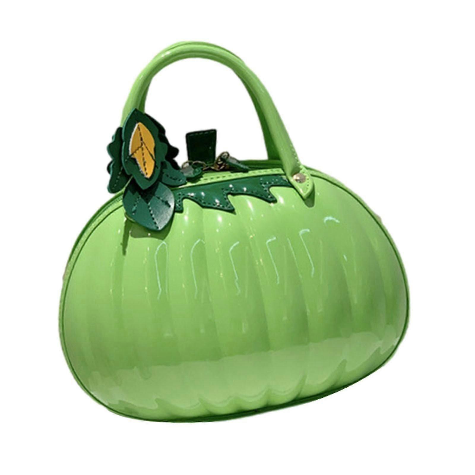 Pumpkin Shoulder Bag Casual Cute Shoulder Purse for Travel Halloween Holiday Red