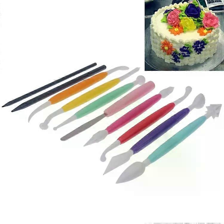 Cake Modelling Tool Set-10 PCS Colorful Tools for Decorating |