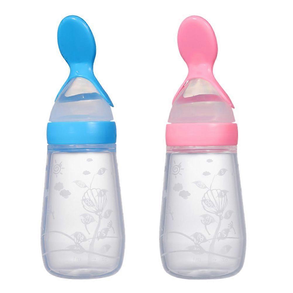 2st matning av barnmat dispensrar risflingorflaskor baby matningsflaskor 125ml