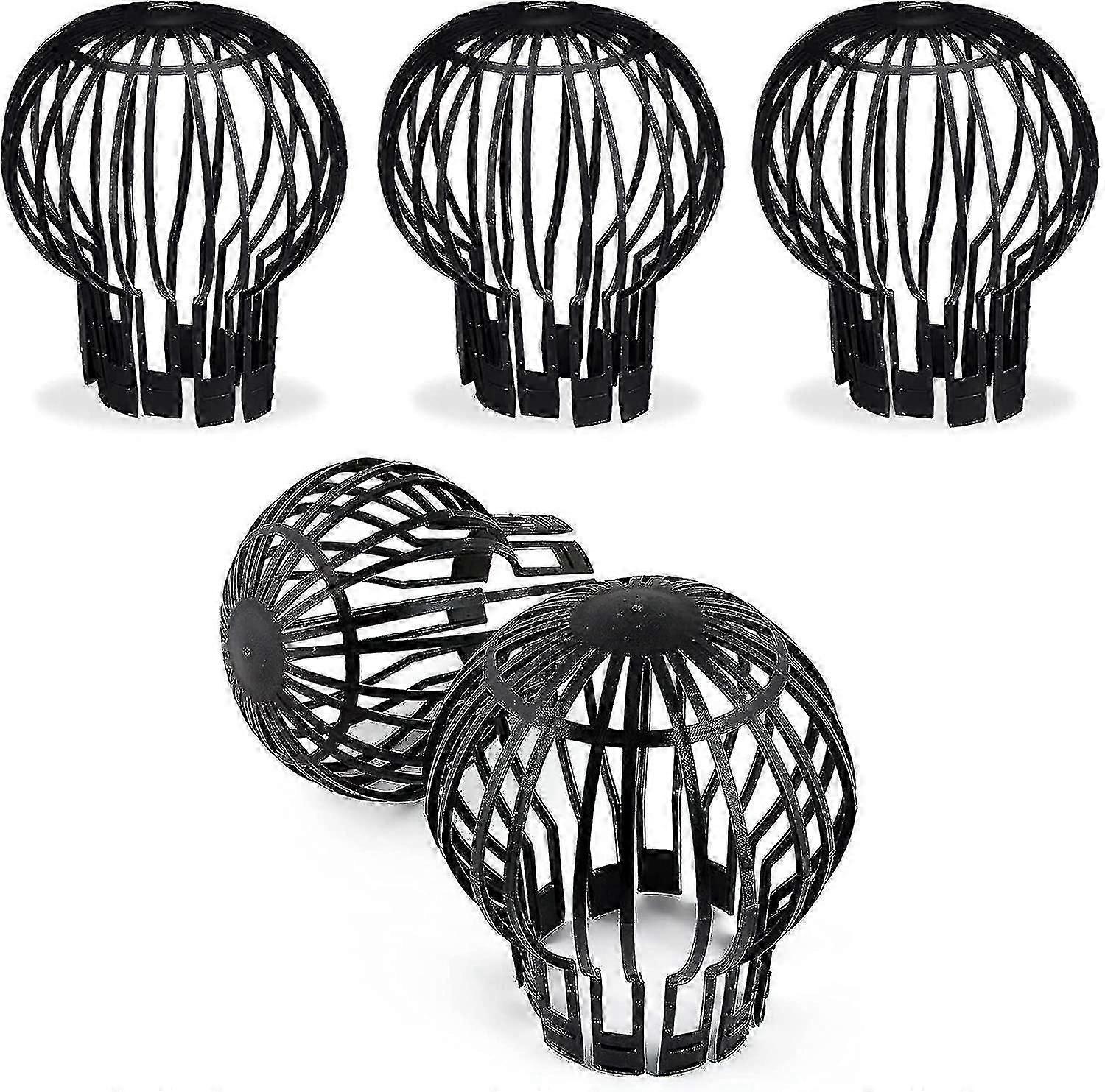 5 Pcs Downspout Filter, Gutter Guards, Keeps Gutters Unclogged By Leaves, Moss