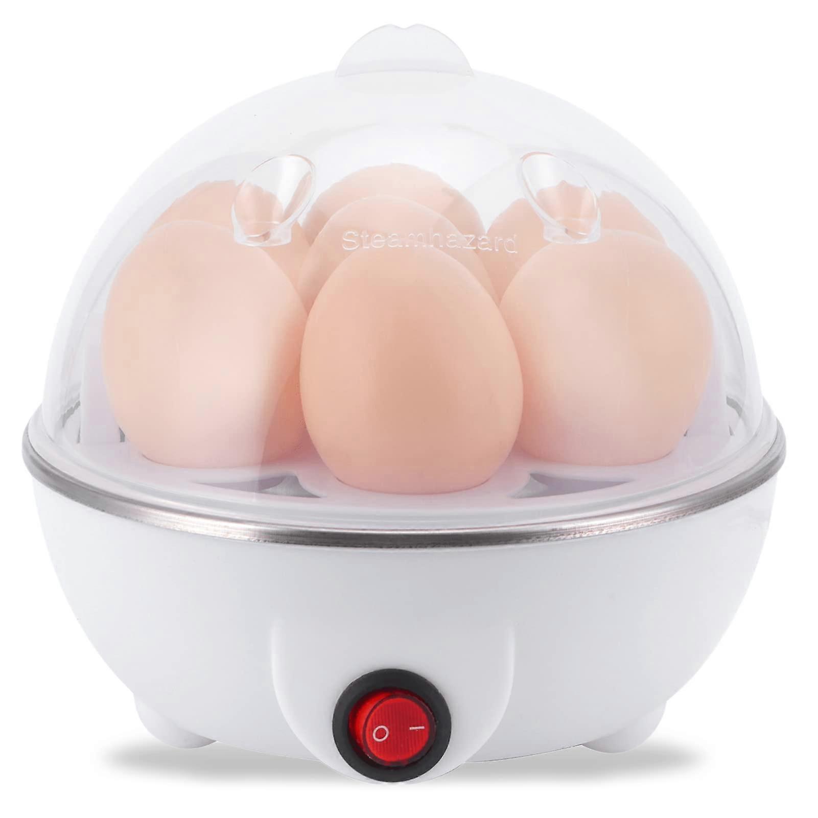 Electric Egg Cooker, 350W Fast Multi-Function Steamer for Eggs and Vegetables, BPA-Free, Compact Design