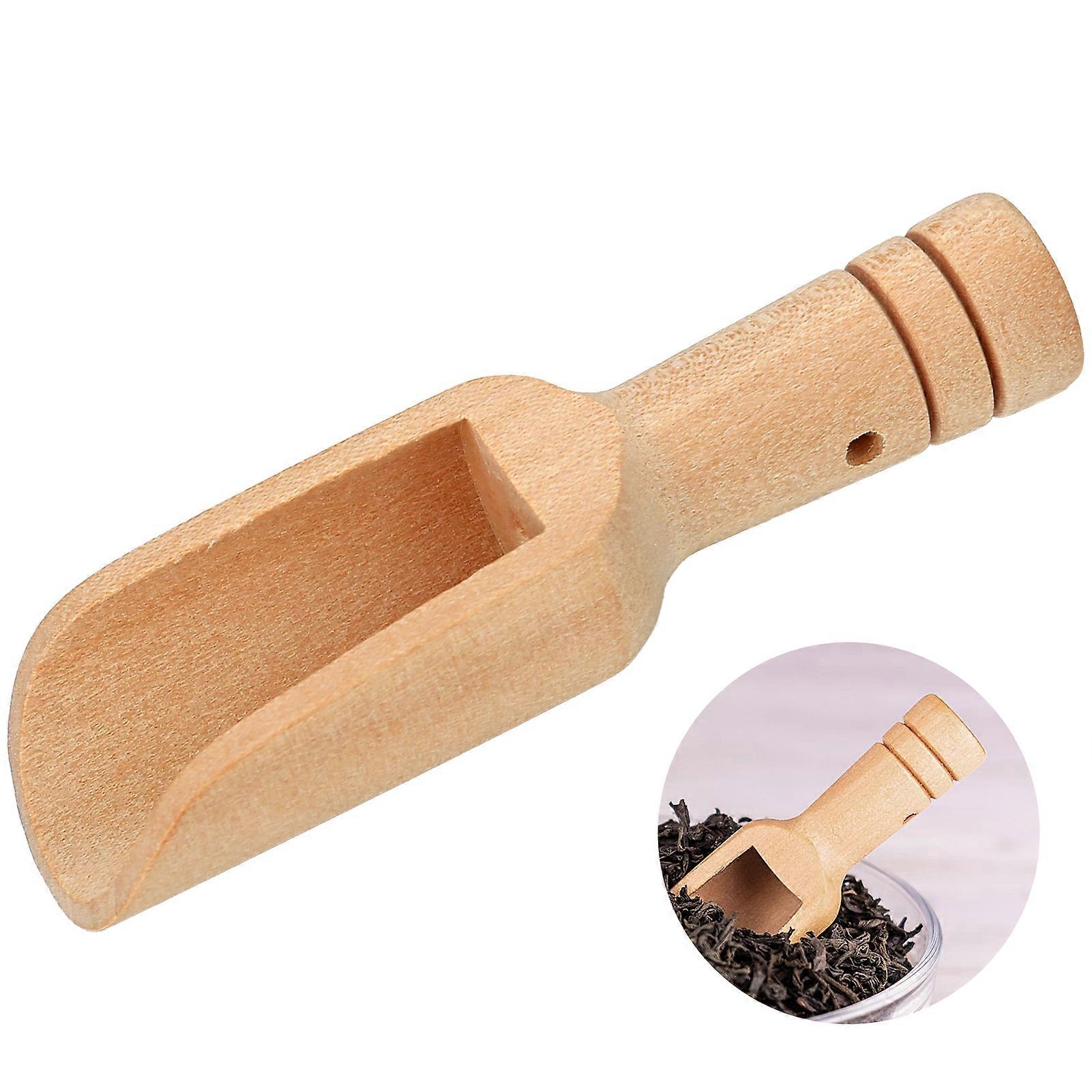 Loose Leaf Tea Infuser Set with Lid Wooden Spoon Empty Drawstring Mesh Bag