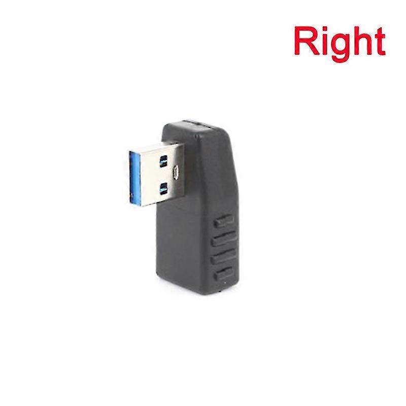 90 graus esquerdo ângulo direito usb 3.0 um macho para fêmea conector adaptador