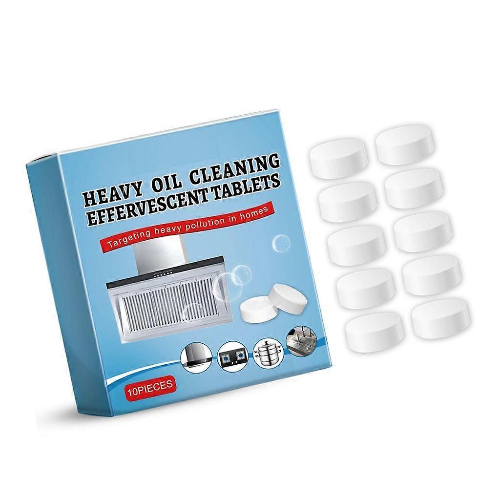 10pcs Multipurpose Kitchen Oil Stain Cleaner Nonabrasive Safe Sheets for Hands