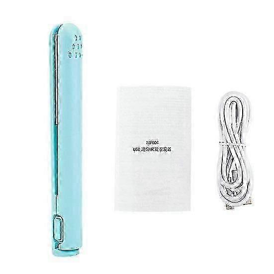 Mini Curling Iron Portable Rechargeable USB Dual use Hair Curler Straightener for Smooth Safe Styling