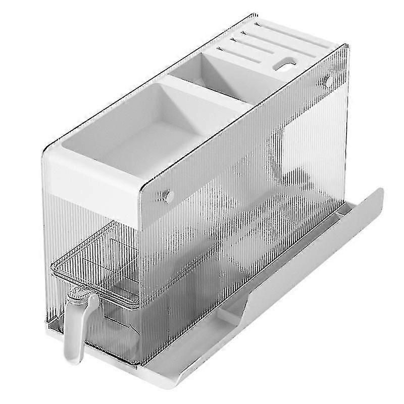 Kitchen Storage Rack Wallmounted Pot Lid Chopping Board Rack Knife Holder Multifunctional Comprehens