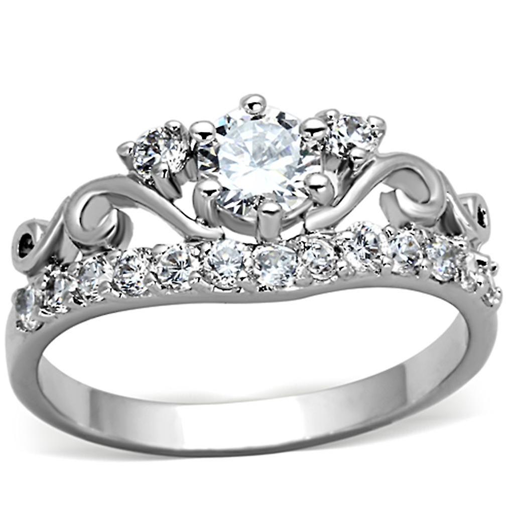 Ring Top GRD Crystal Clear 3W483 for Women Style Rhodium