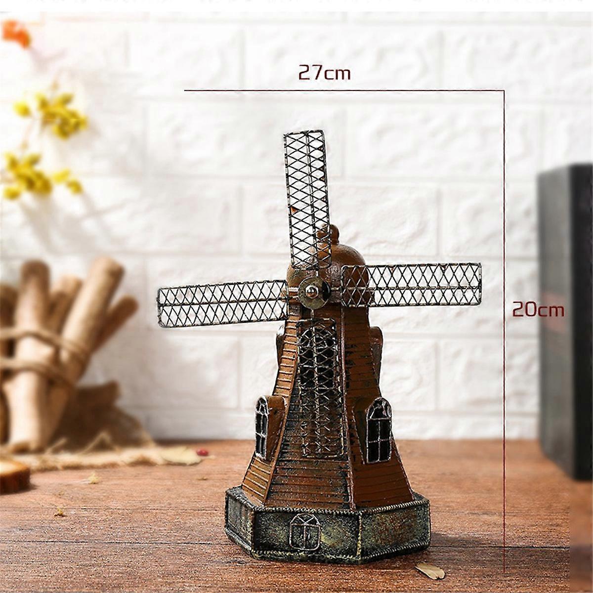 Retro Saving Pot Windmill Crafts Netherlands Resin Crafts, B-2