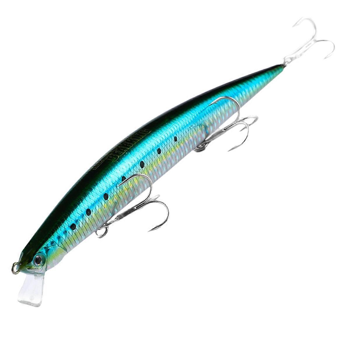 Schwimmender Wobbler Angelköder Salzwasser Jerkbait 175mm/27g Langsam F