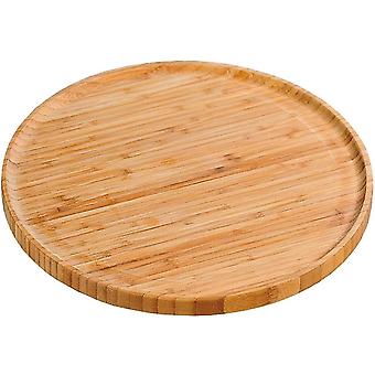 Pizza Plate 32 Cm, Bamboo, Wooden Plate, Wooden Tableware