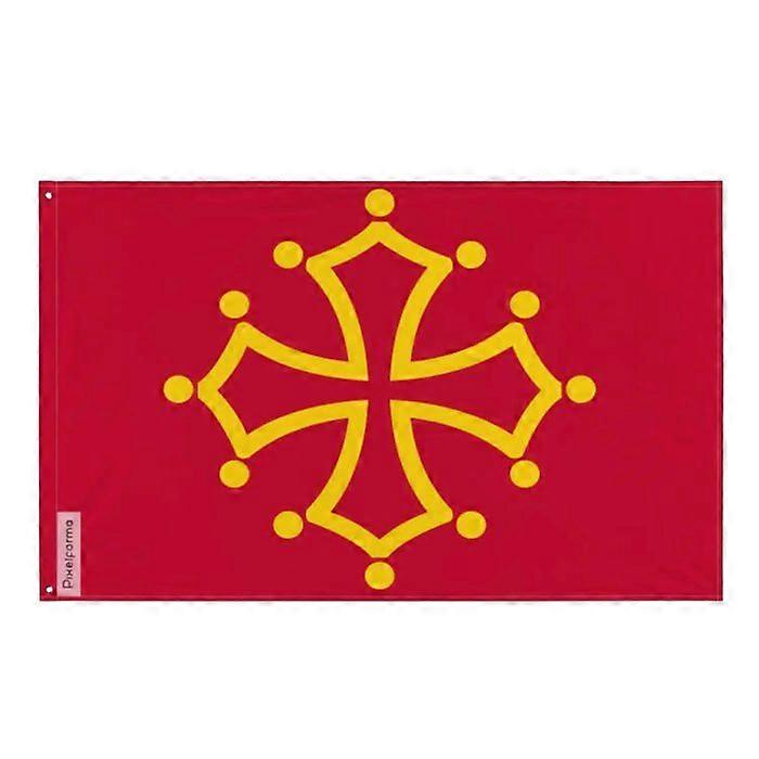 Occitanie Flag – 128 x 192 cm – Polyester – Eyelets in iron – Durable
