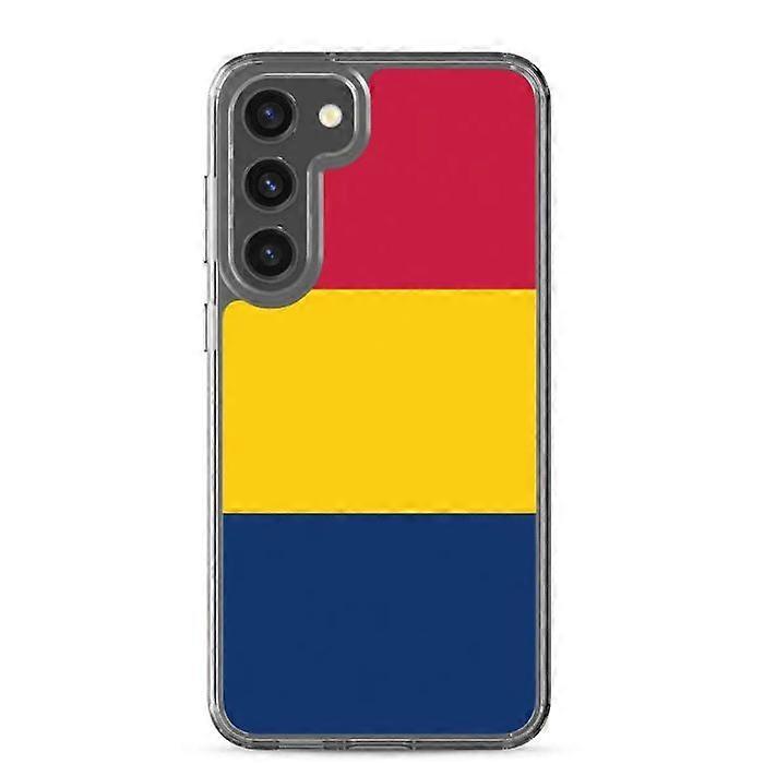 Phone Case - PIXELFORMA - Chad Flag - Compatible with Samsung Galaxy S22 - Flexible - Shockproof