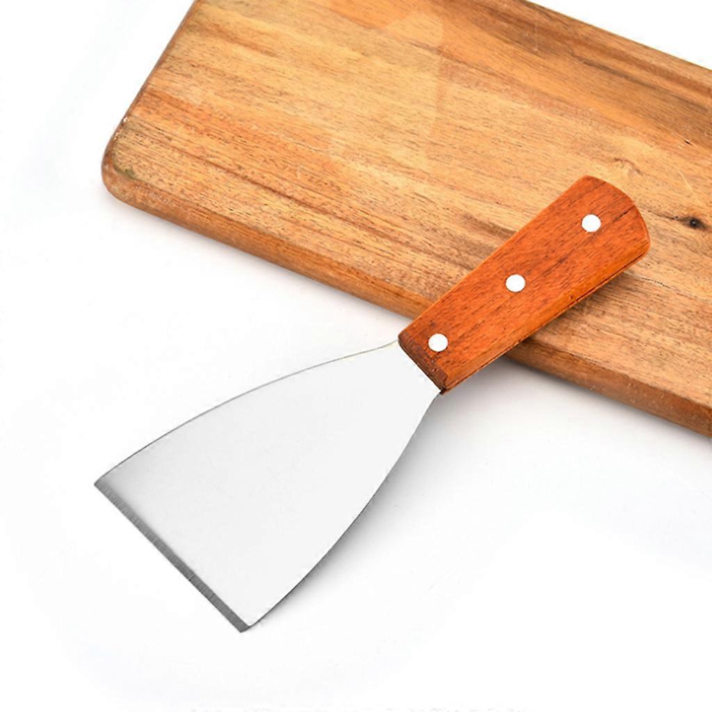 Cake Shovel Triangular Scraper Pizza Pastry Cheese Spatula Stainless Steel Blade  Multi
