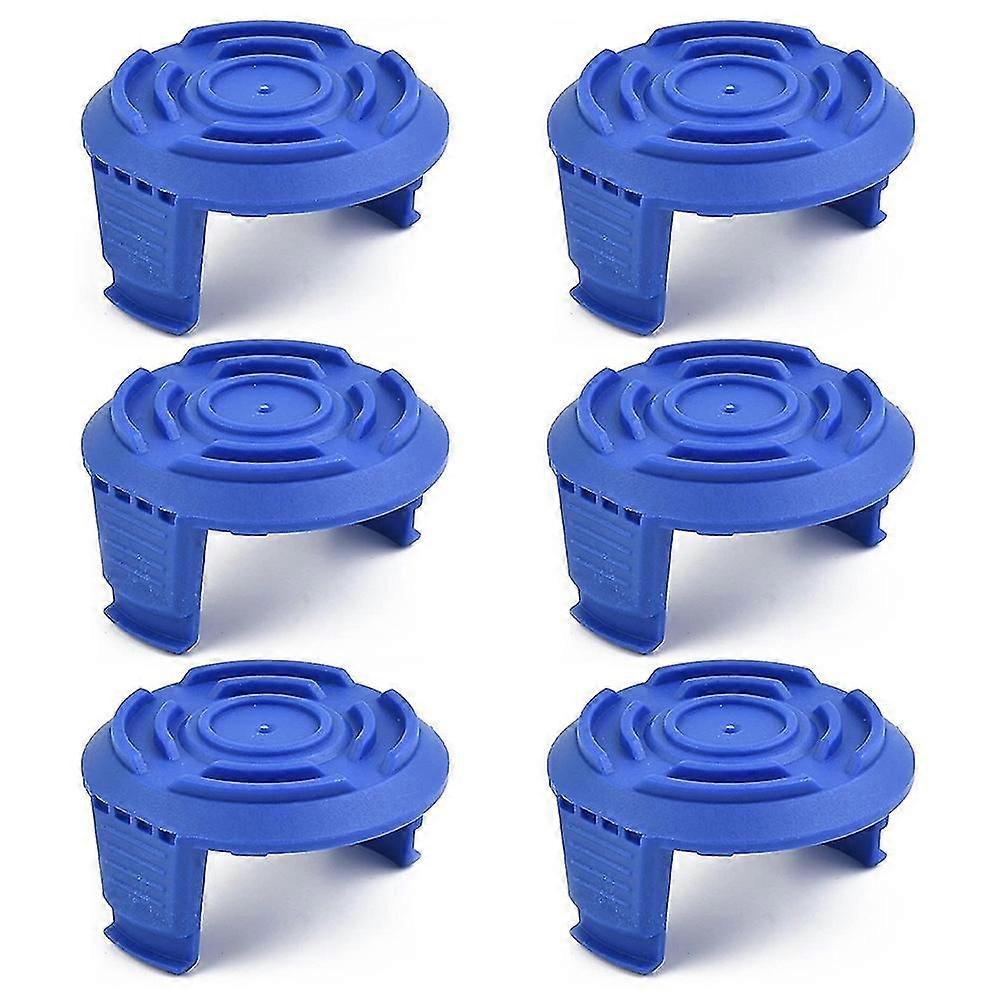 Lawn Mower Parts for Spear and Jackson / Mac Allister / Qualcast / Worx 6 Spool + Spool Cap TLW-01-1