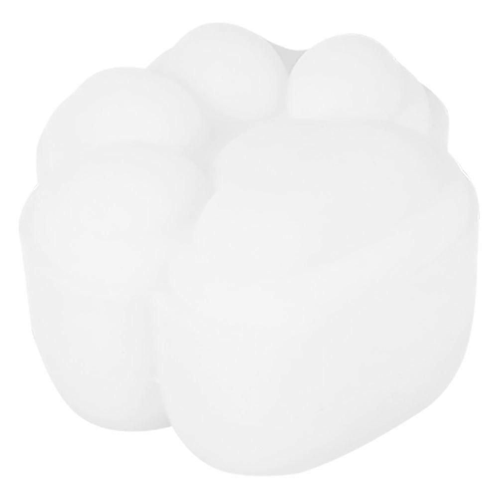Cat Paw Shape Box Epoxy Mold DIY Resin Casting Cute Cat Paw Container Silicone Mold for Storage Small Stuff White