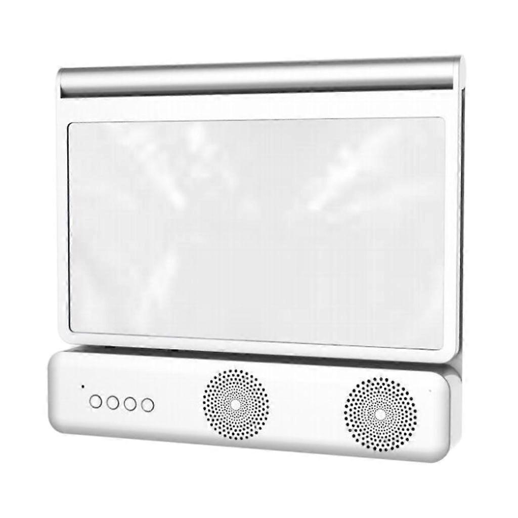 3D Screen Amplifier Magnifying Glass Phone Magnifier Eyes for Protection Holder Magnifier with Bluetooth-compatible Spea  White