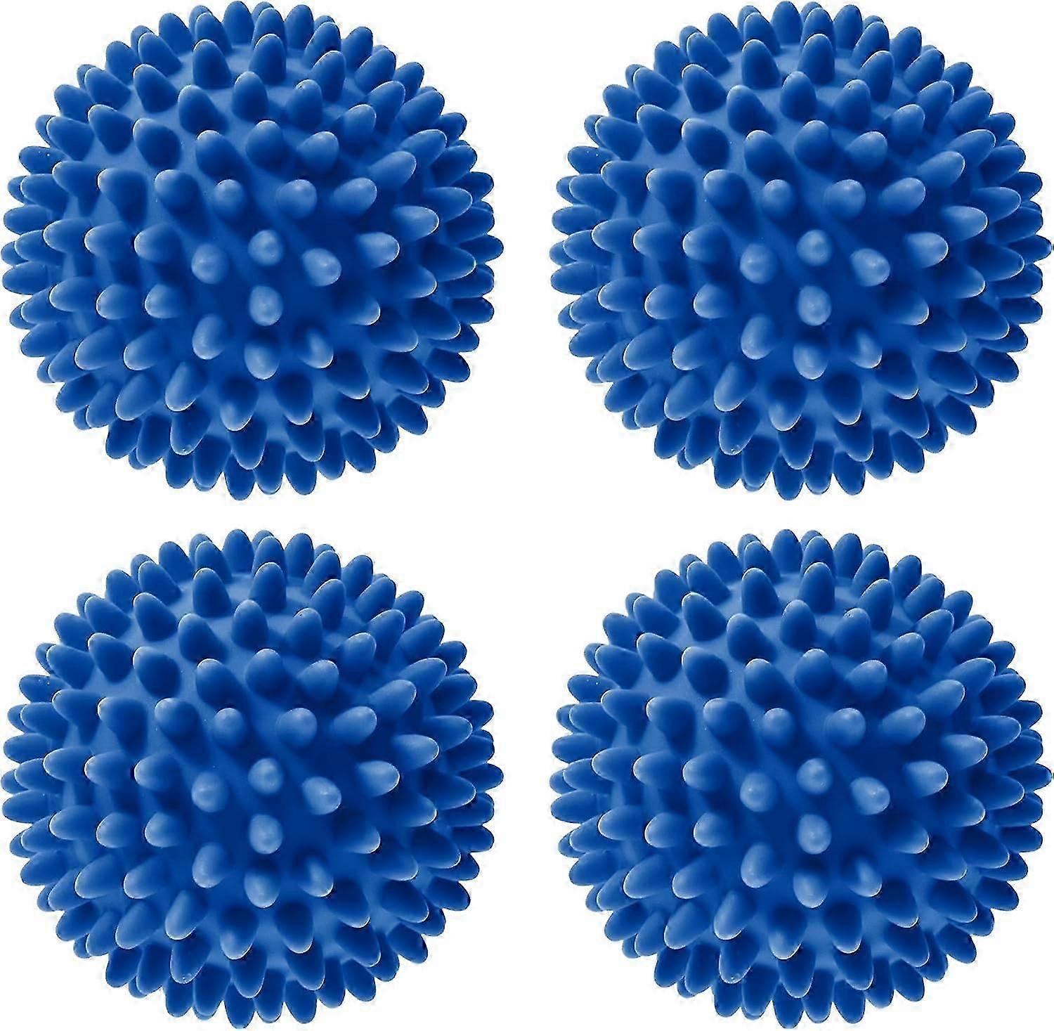 (Set of 4) Dryer Balls, Clothes Come Out Soft, Fluffy, Fewer Wrinkles & Less Static Cling, A Natural Alternative to Fabric Softener, Reduce Drying Tim