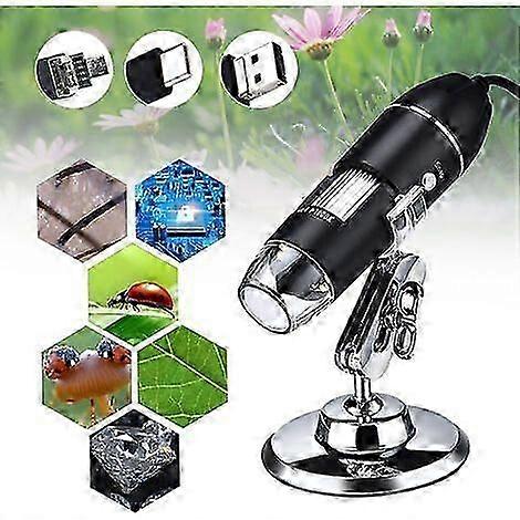 1000x Three In One Electron Microscope,digital Magnifying Glass,industrial Microscope,maintenance Inspection Tool,with Type-c Function,hx4