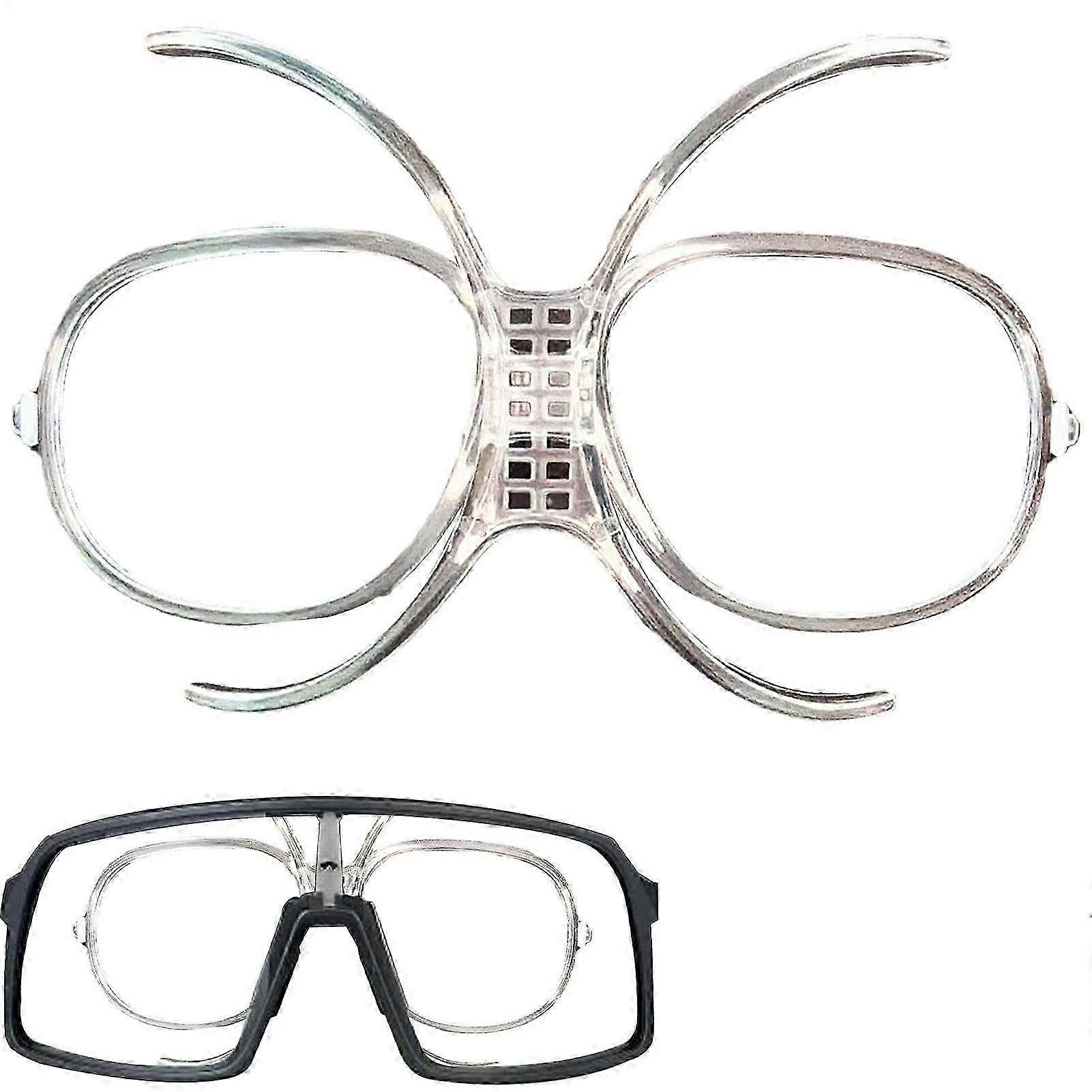 Optical Inserts for Glasses Bendable Rx Adapter for Motocross and Snowboards