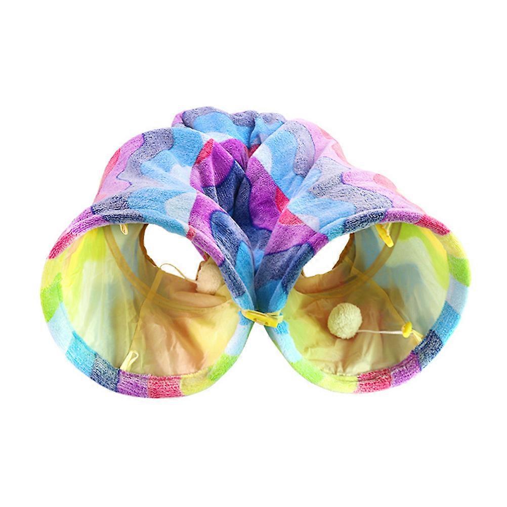 Sturdy Tunnel Tube Toy with Foldable Option for Exciting Cat Games