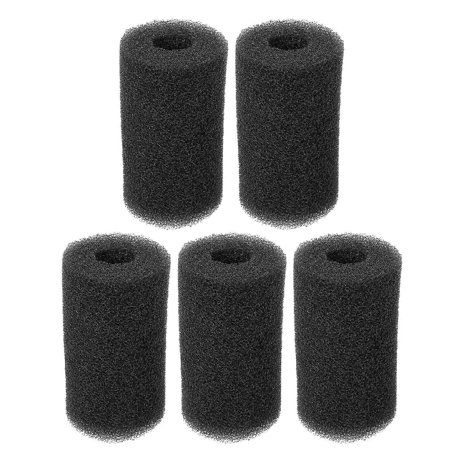 5Pcs Pre Filter Sponges Fish Tank Filter Cover Inlet Sponge Protective Sleeves