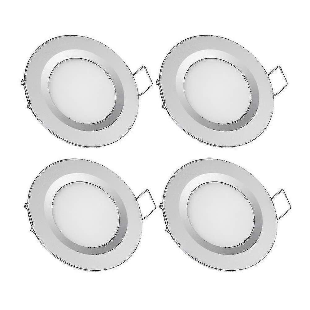 12V LED埋め込み式スポットライト3W 3200Kウォームホワイトキャンピングカーボートバンヨット用