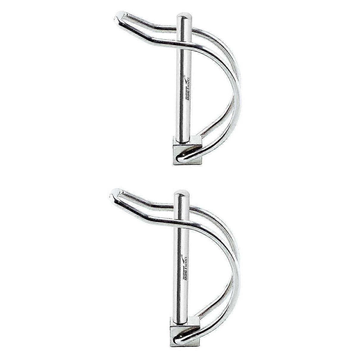 2 Pcs Durable quickly lock Release Truck Safety Coupler Pin Replacement 45 mm