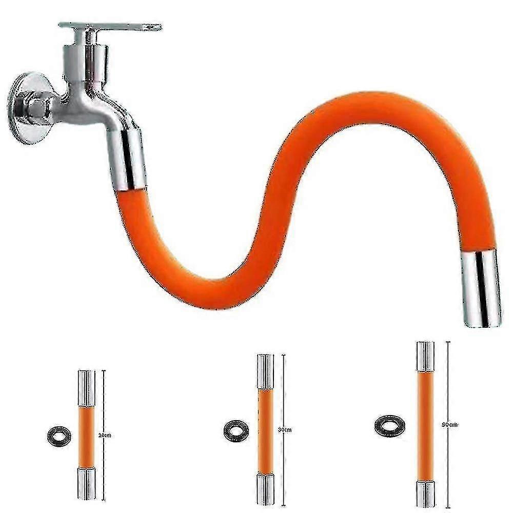360-Degree Rotating Faucet Extender Hose, Universal Flexible Kitchen Tap Extension with Adjustable Sprayer for Sink