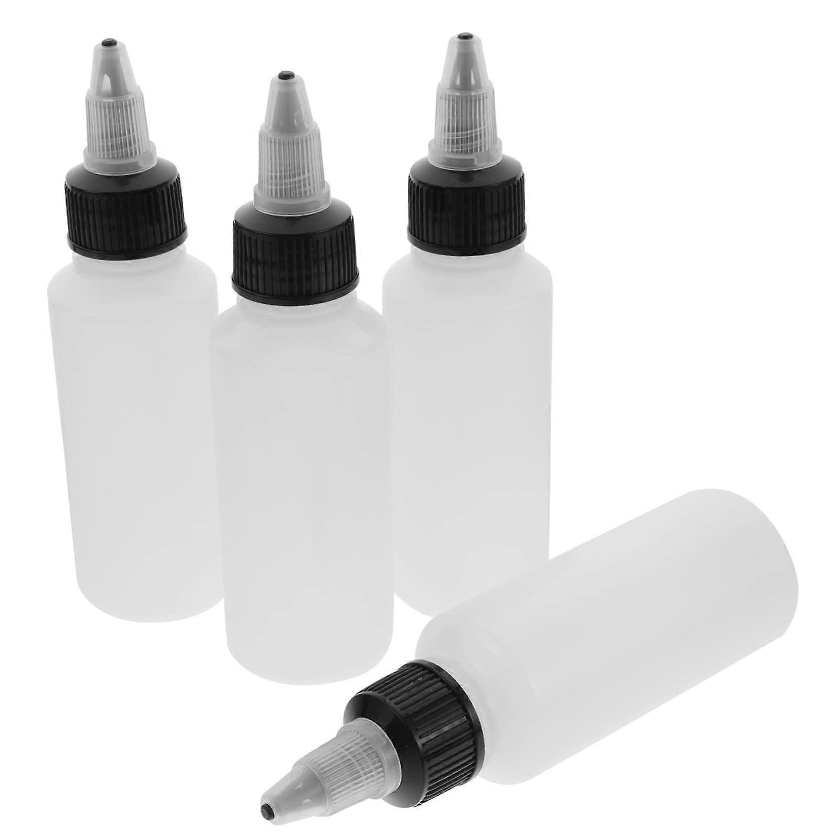 Pack of 20 Empty 60ml Squeeze Bottles for Watercolour Pigments Art Dishwasher Safe