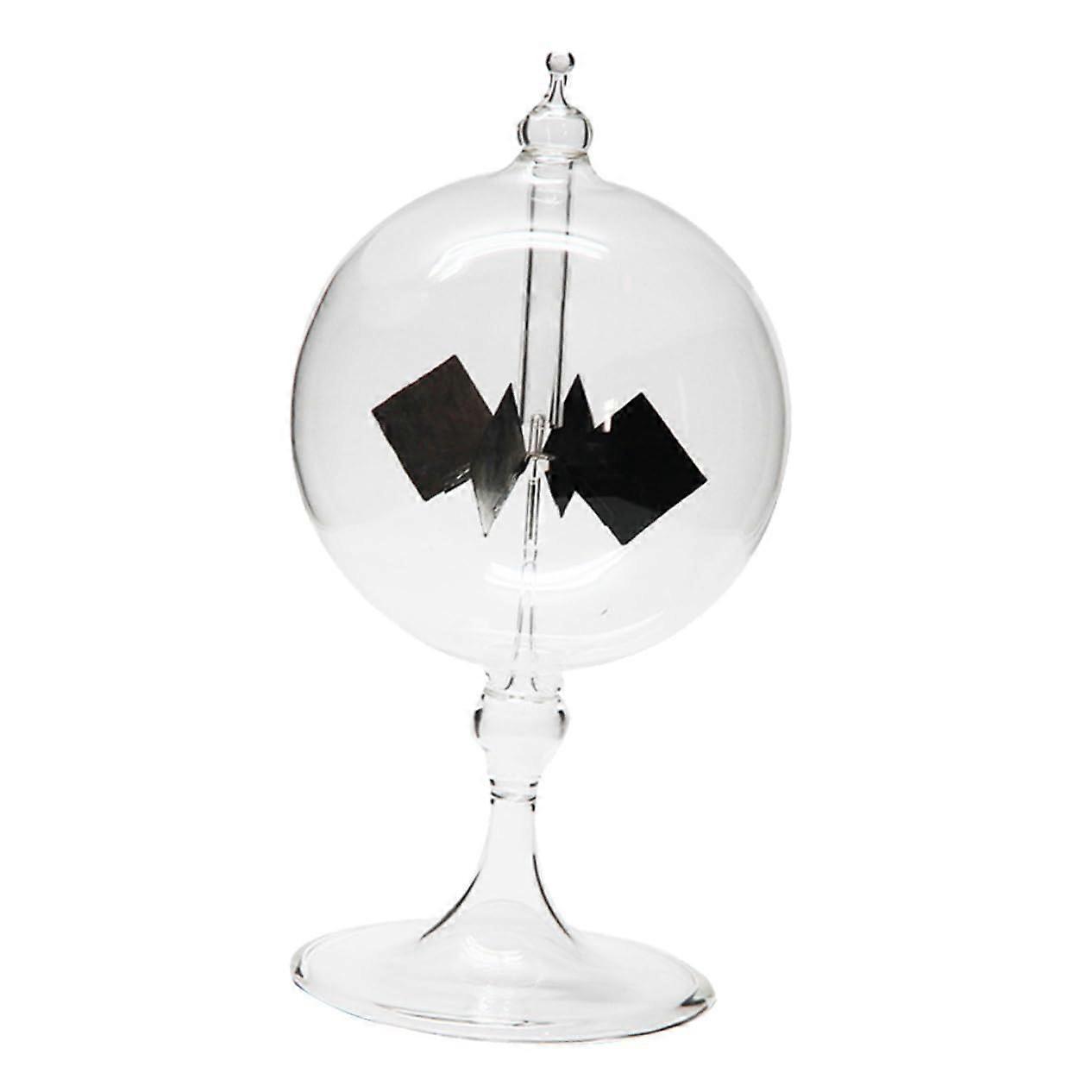 Pyranometer Solar Perpetuum Mobile Desk Toy - 2 Pack Radiometer Home Office Table Decoration for Solar Energy Display