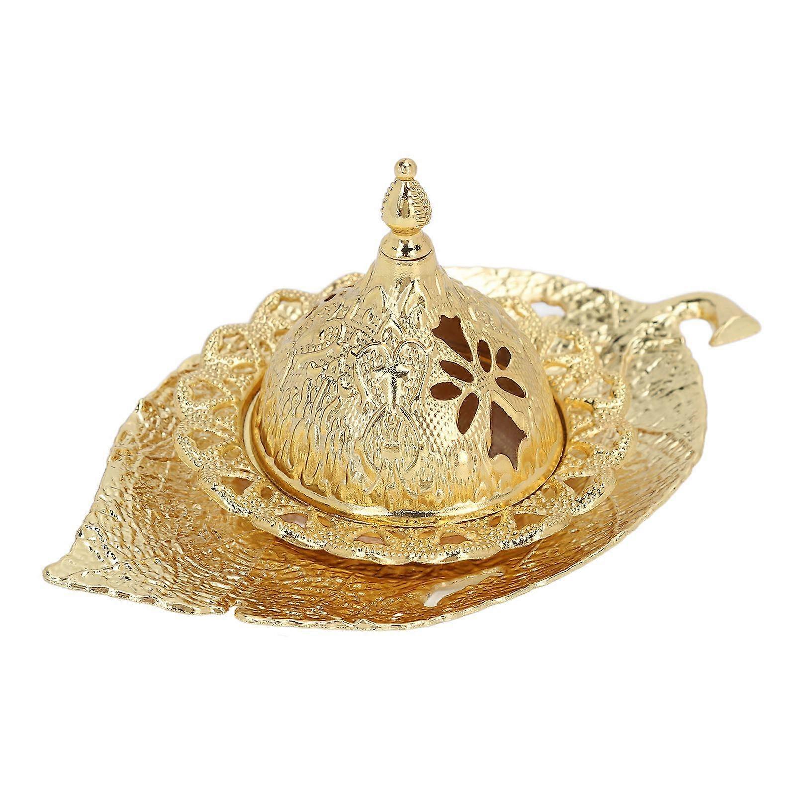 2025 Latest Model Incense Burner Leaf Shape Tray Soothe Emotions Handheld Meta...