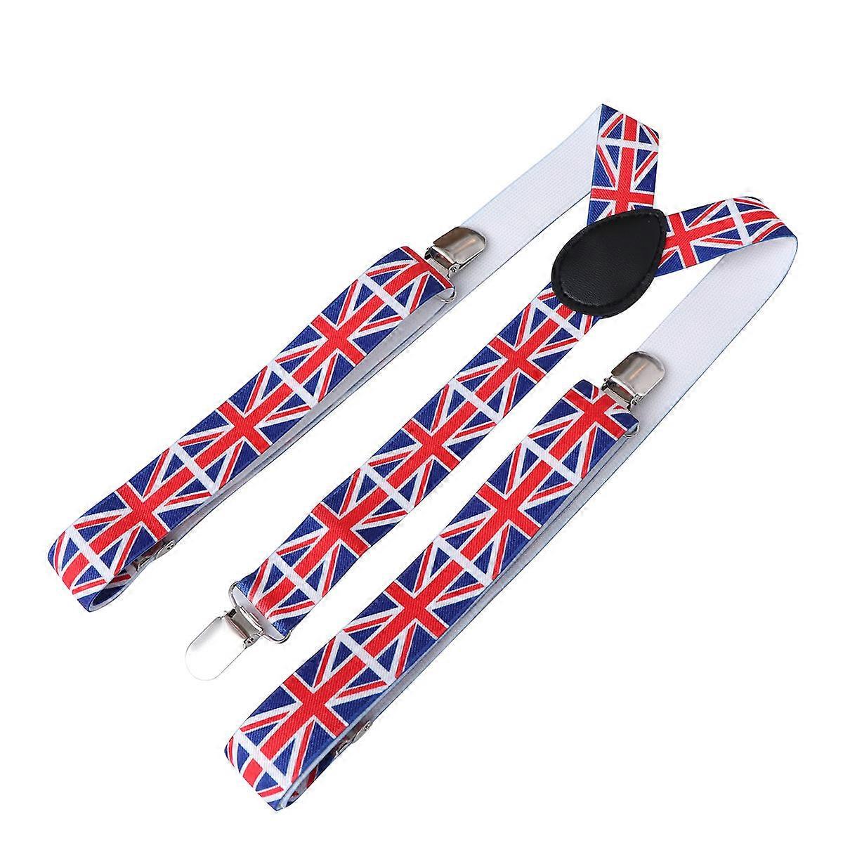 Suit Suspenders For Men And Women Y Shaped Elastic Adjustable Multi Color For Party And Daily 1Pack