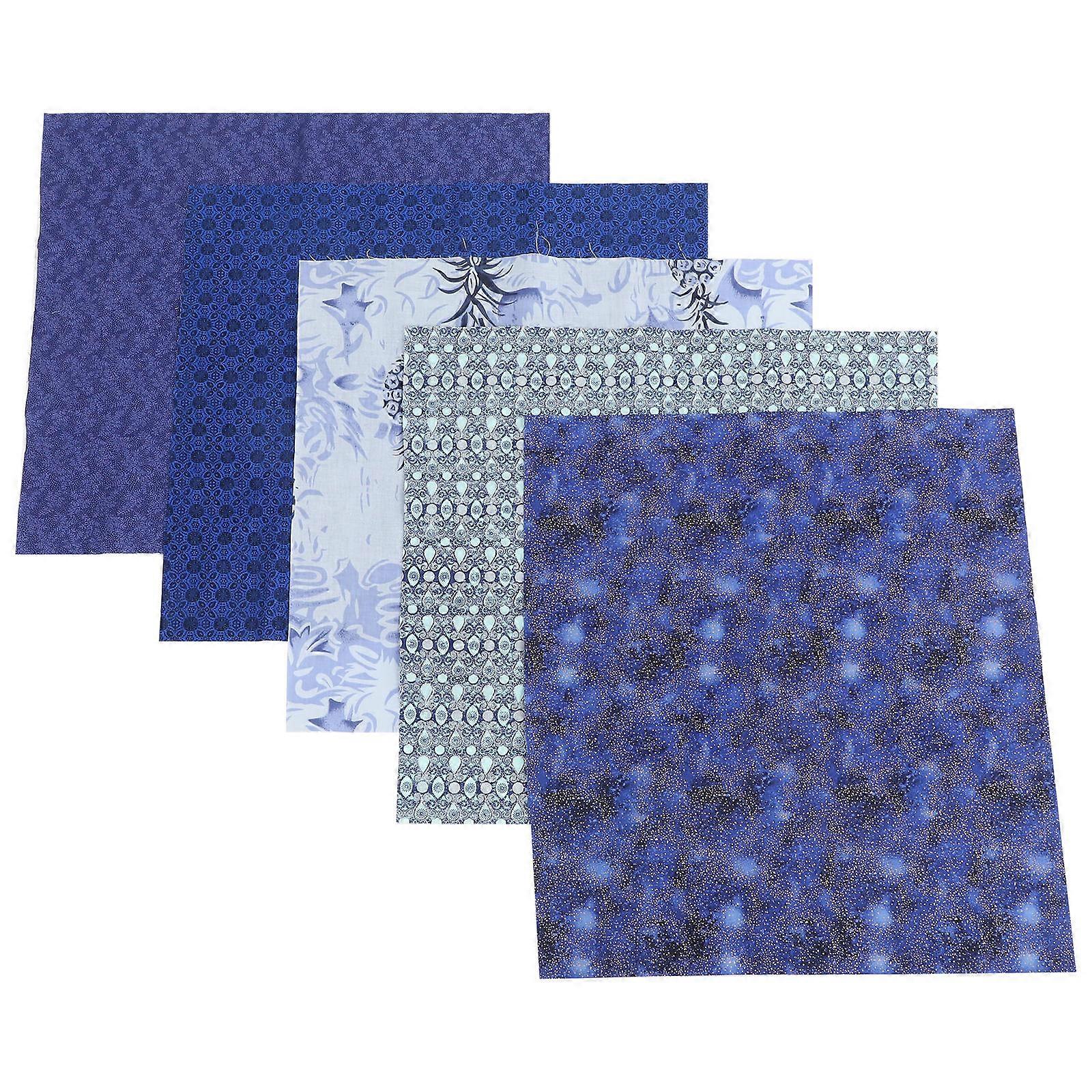 Patchwork Fabric Bundles Cotton Fabric Diy Cloth Random Color 45x50cm Making Costumes Decorations For Handcraft Enthusiasts 5Pack
