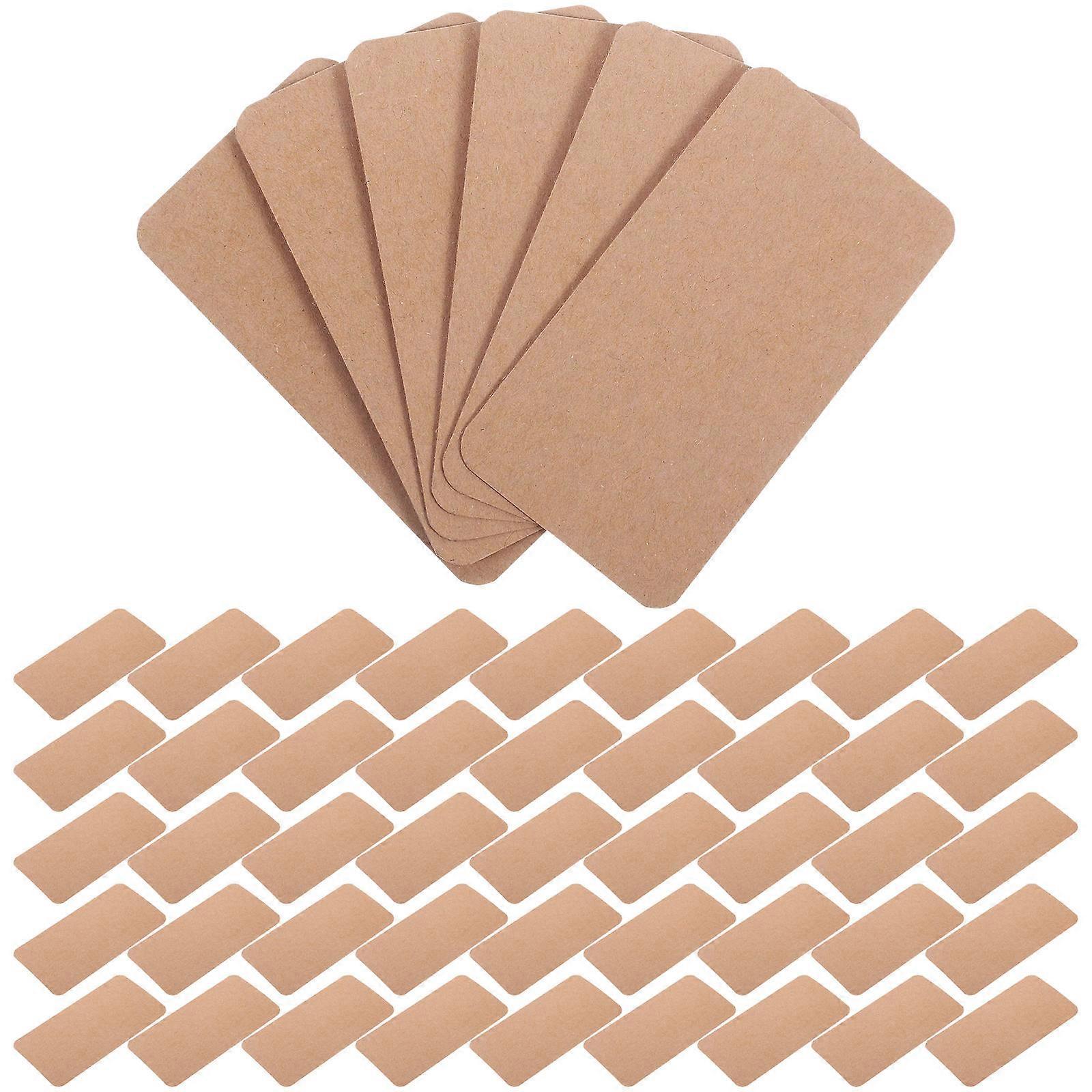 Diy Blank Business Daily Planning present Bookmark Diy Tag Price Tags Student Words Brown Paper 100
