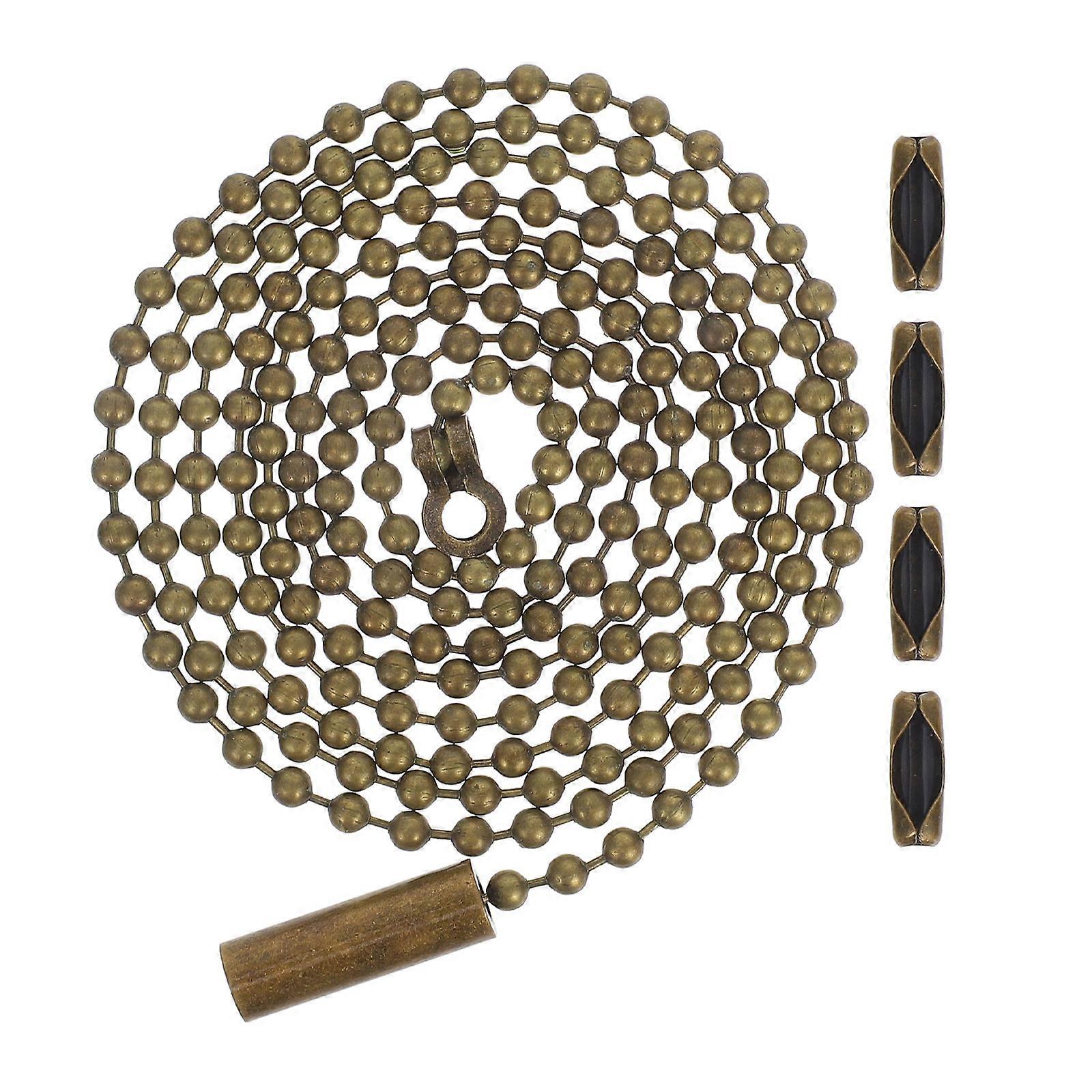 Beaded Pull Chain Extension for Ceiling Fans & Wall Lights – Easy Install Light Pull Cord for Lamps and Bedside Lighting Accessories