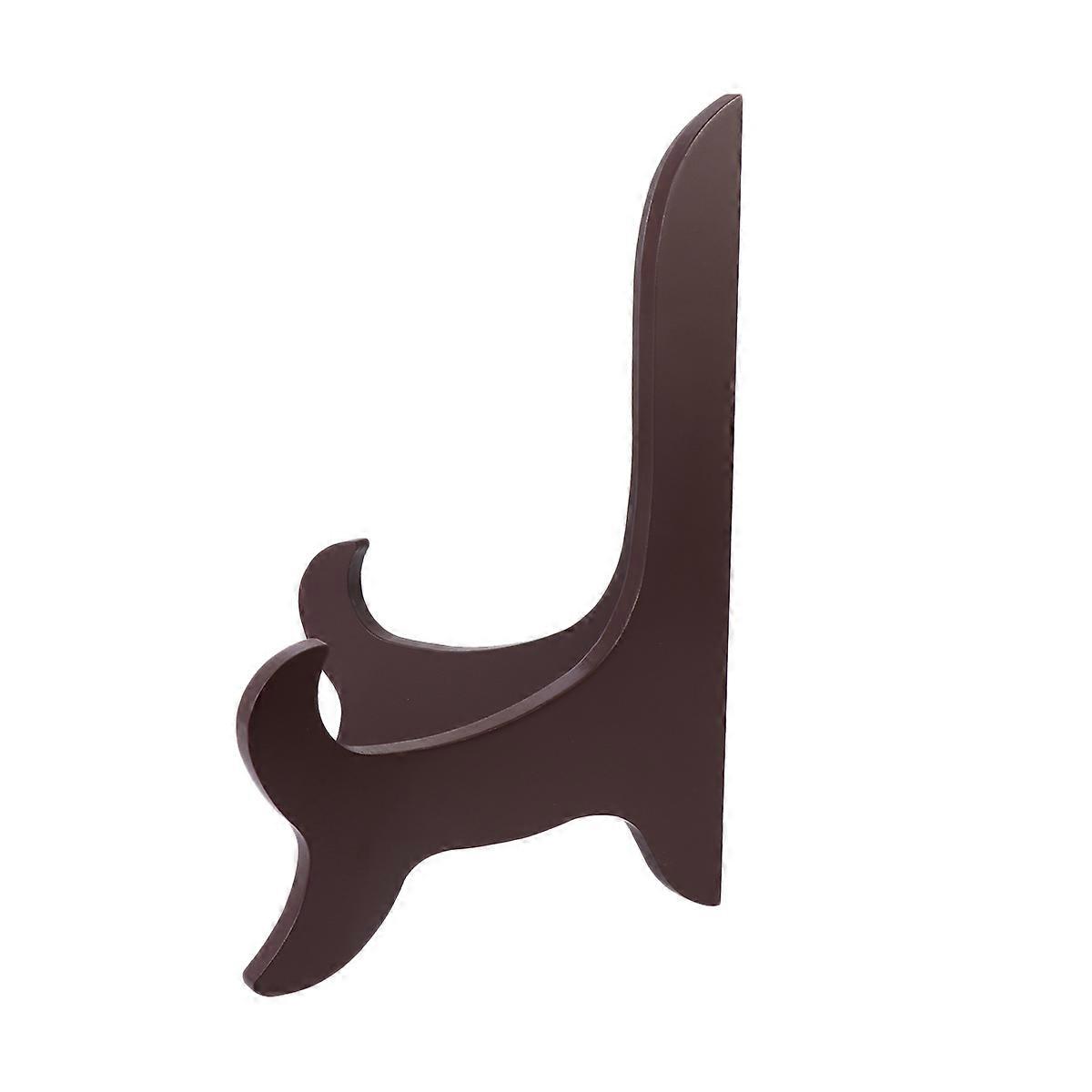 Présentoir à thé classique en bambou brun foncé 23x15x2 cm pour la décoration de la maison de la chambre 1Pack