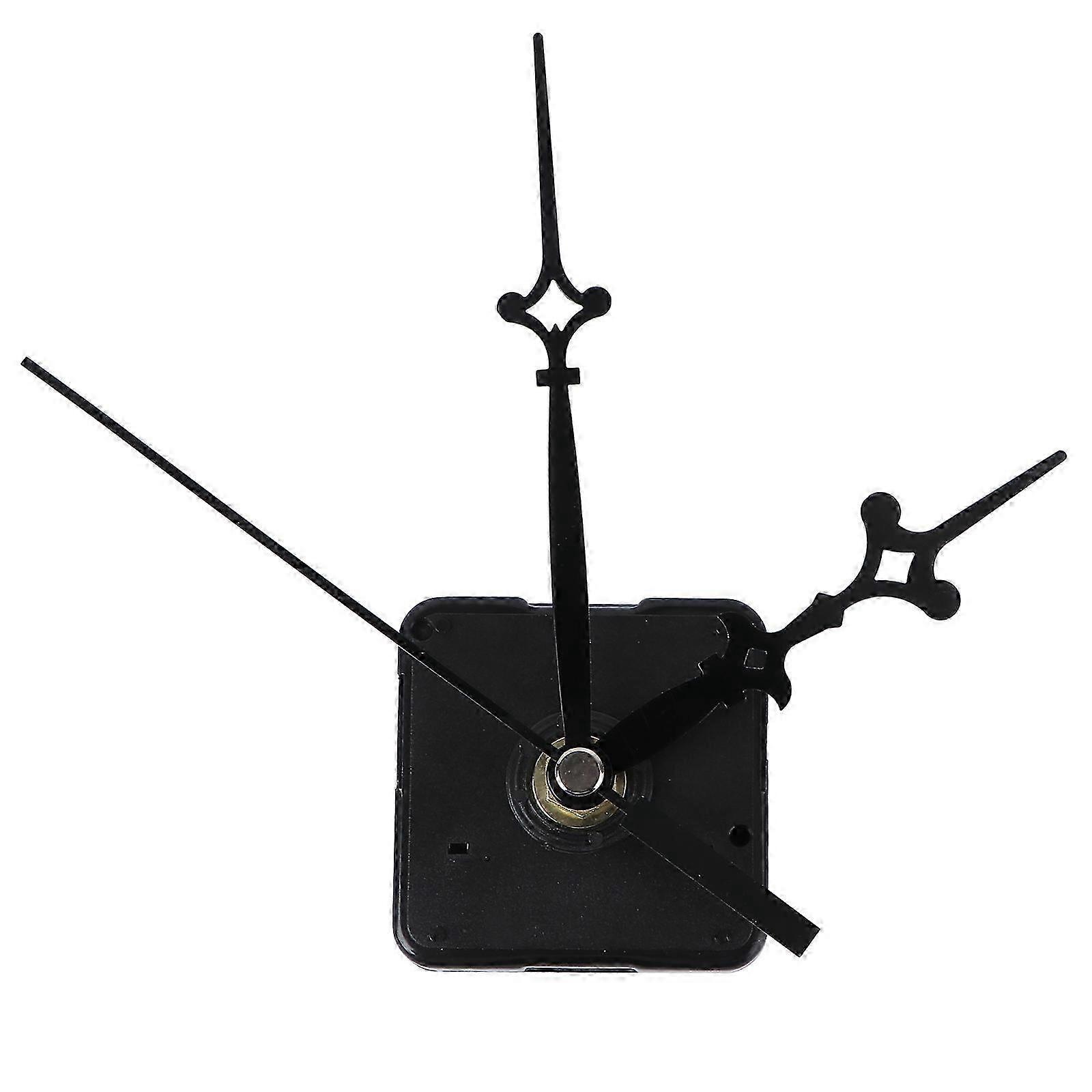 High Torque Clock Movement Kit - 12x5cm Black Replacement Mechanism