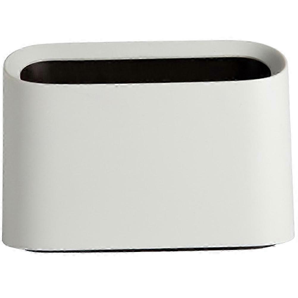 Double-Layer Desk Trash Can Small Office Waste Bin 21.7x14.5x8.8cm