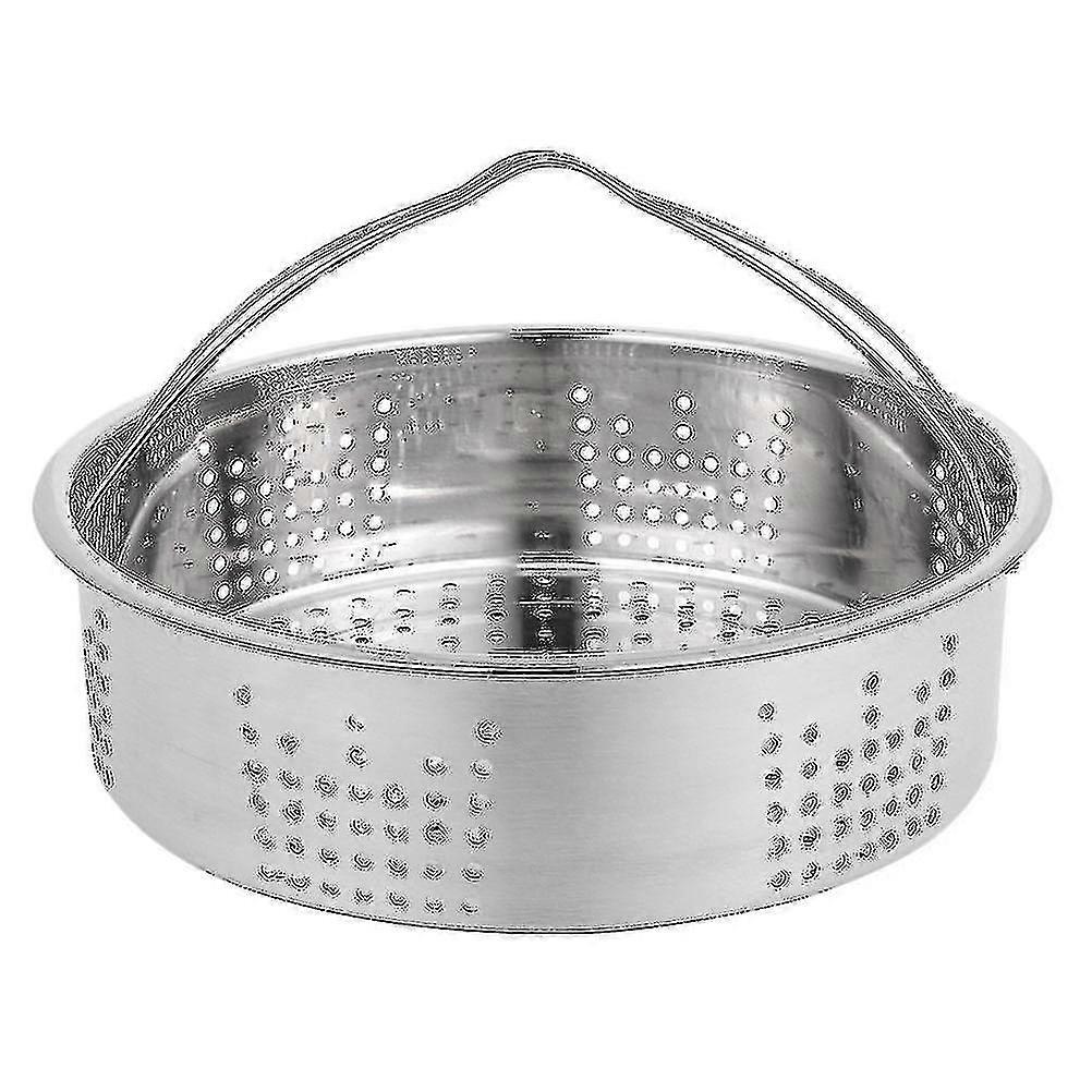 1 Pc Stainless Steel Steamer Plate with Handle for Cooking