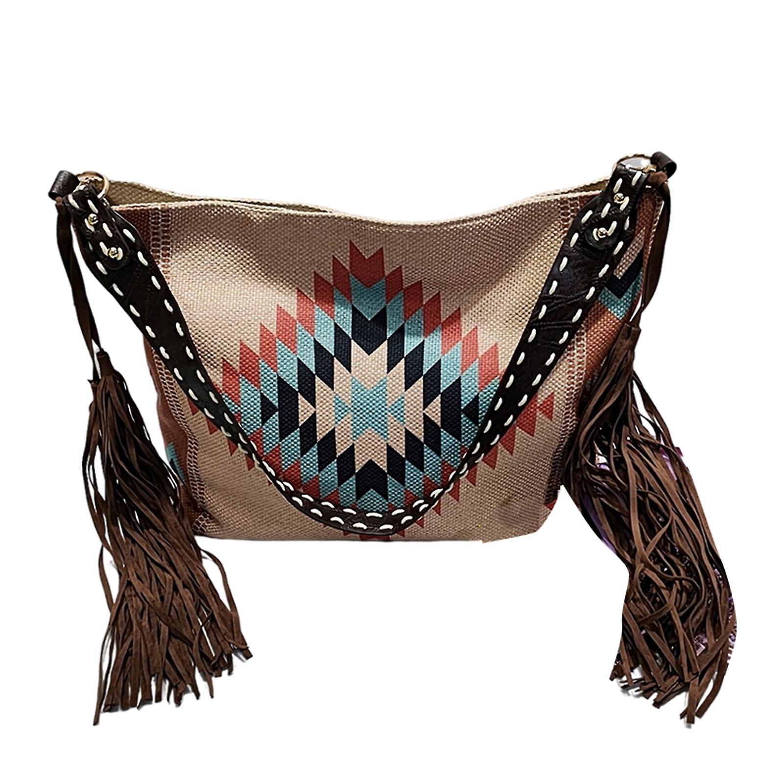 Women's Vintage Fringe Handbag Personalized Large Capacity Shoulder Bag