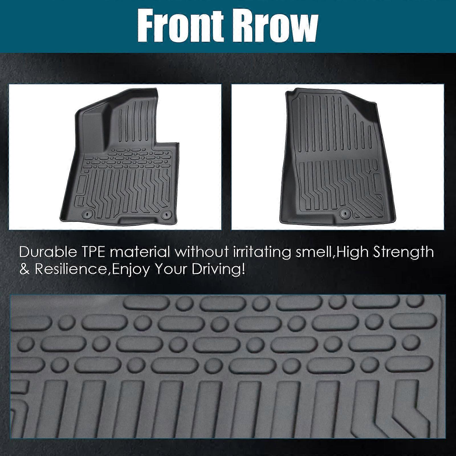 Πατάκια δαπέδου αυτοκινήτου για 2022~2023 Hyundai Tucson All~Weather TPE Rubber Car Mats MK88245