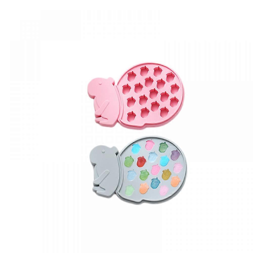Animal Frozen Ice Block Silicone Ice Grid with Cover Ice Box Mold Small Ice Block Box Ice Bag