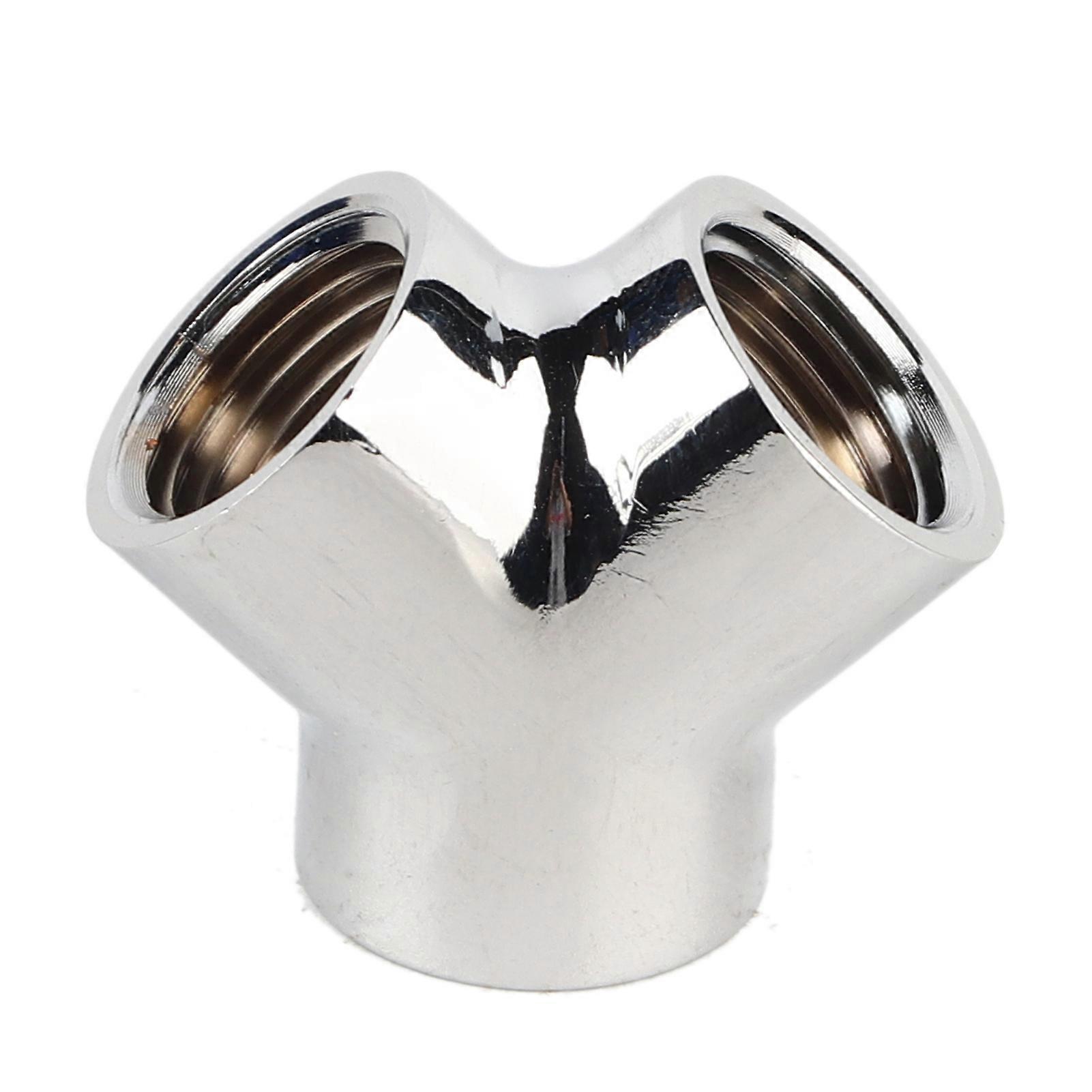 G1/4" Female Thread 3 Way Y Splitter PC Water Cooling Fitting Connector
