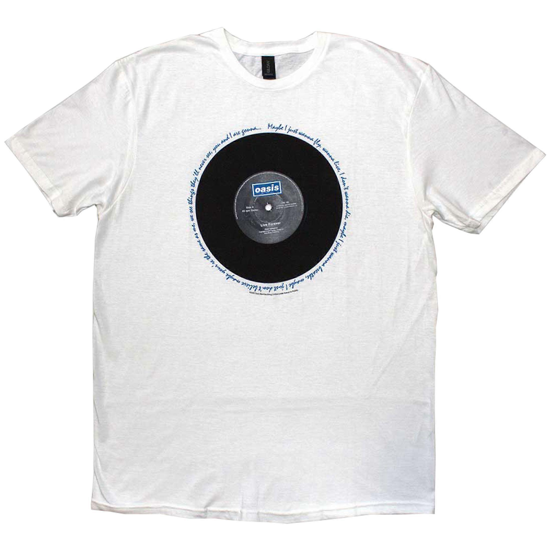 Oasis Live Forever Single T Shirt