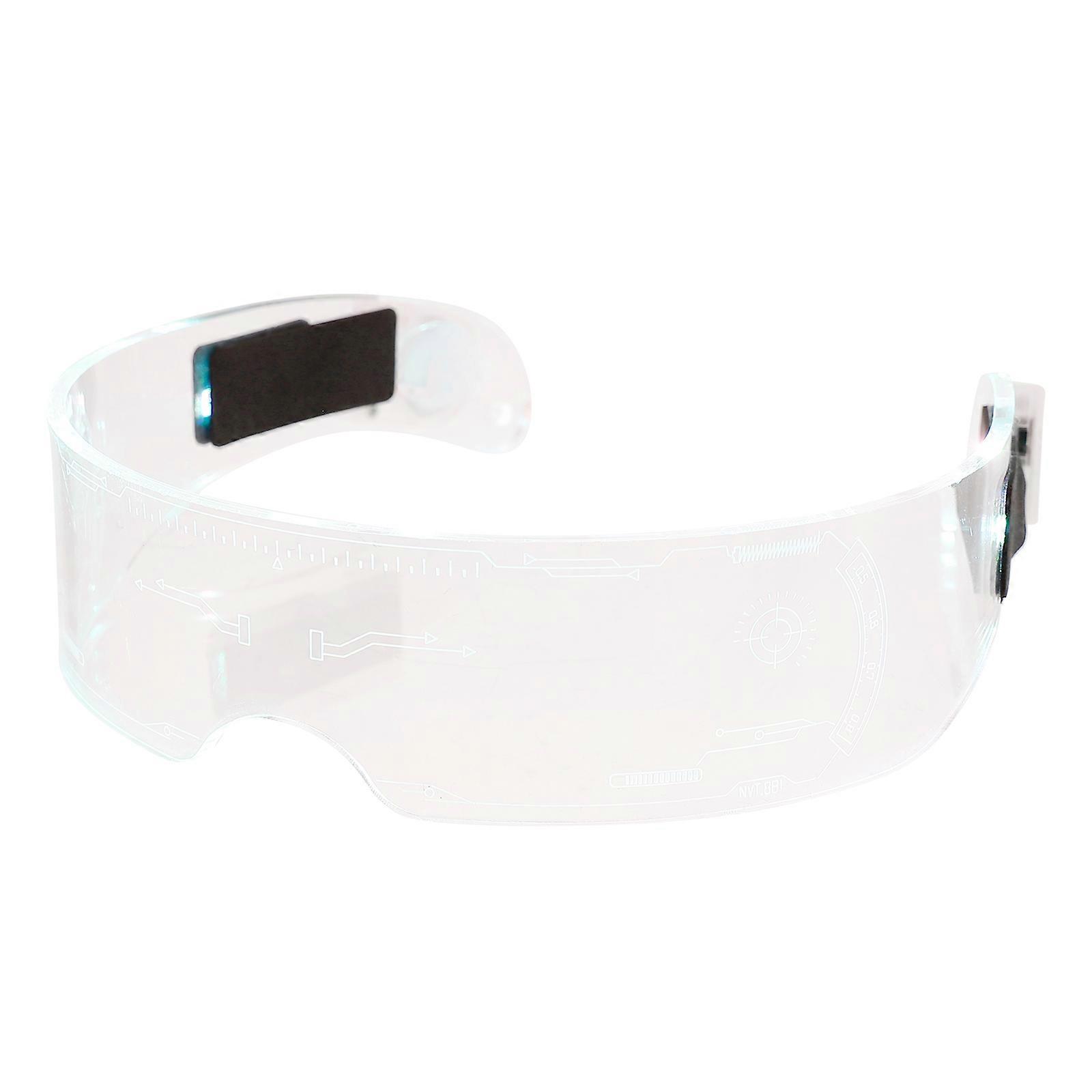 LED Luminous Eyeglasses Party Prop   Assorted Color Light Up Glasses for Festivals, Rave & Night Events   Compact & Comfortable Design for Adults