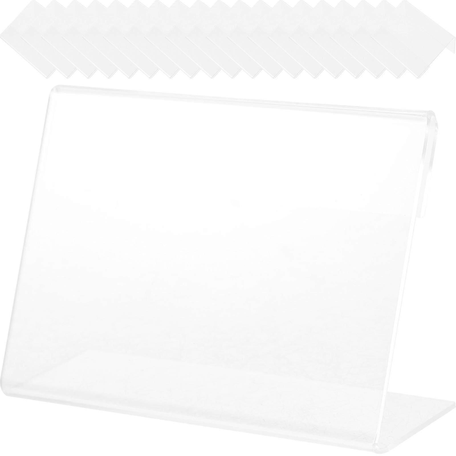20pcs Price Display Holder Tag Stands Label Holders for Supermarkets