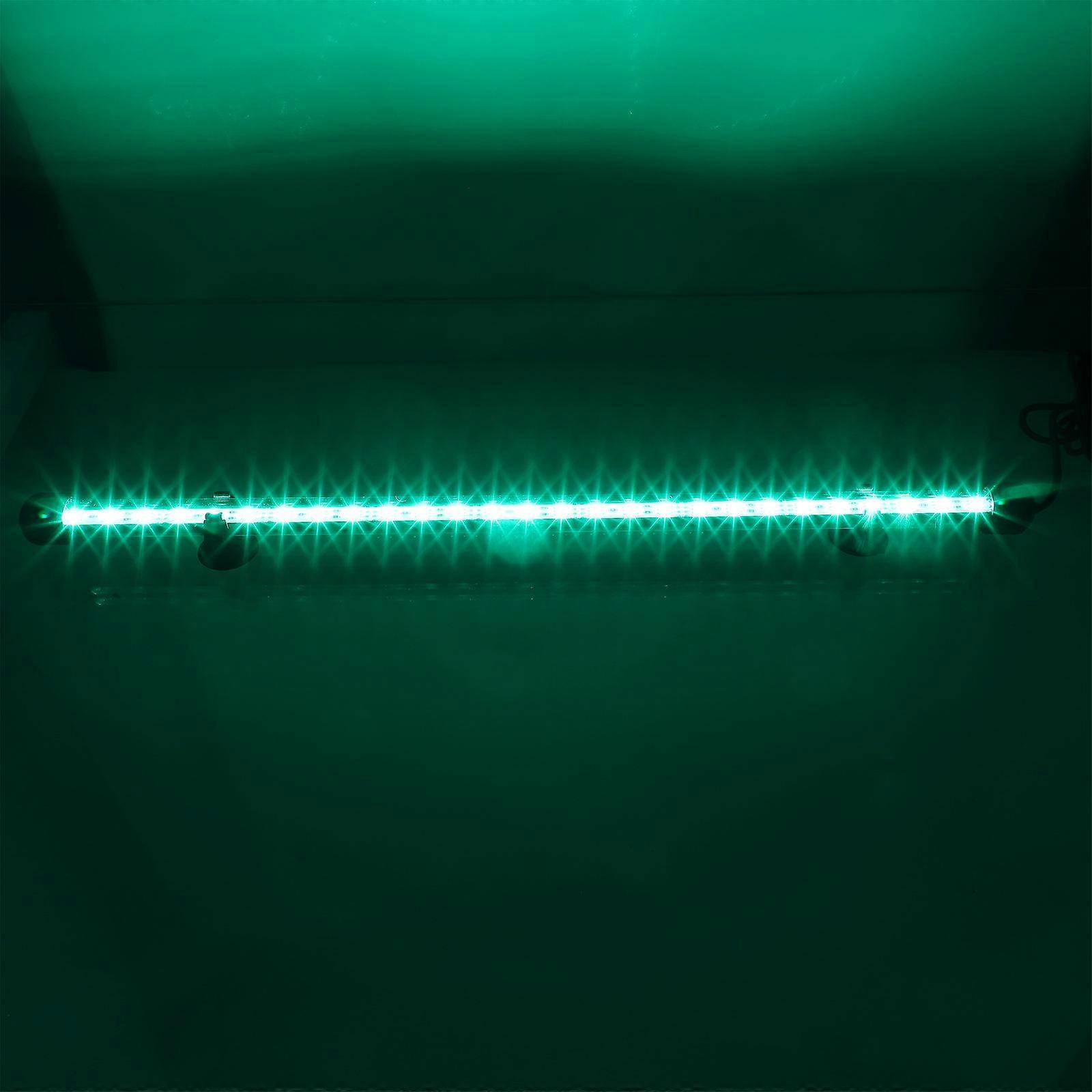 Fish Tank Light Waterproof Aquarium LED Practical Fish Tank Decorative Light Black 48cm x 2.5cm x 2.5cm Square 1Pack