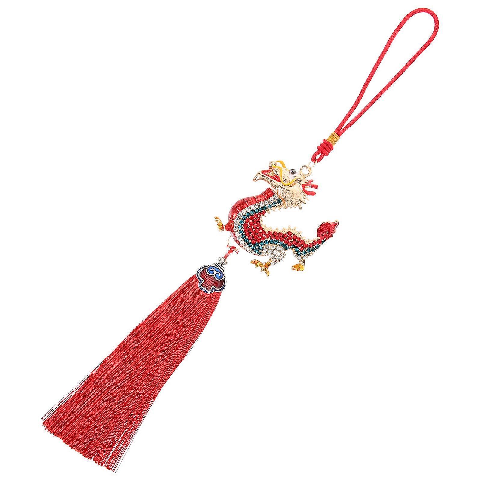 Car Hanging Ornament Dragon Charm Collectors present Givers 28.00X5.00X1.40CM 1Pack